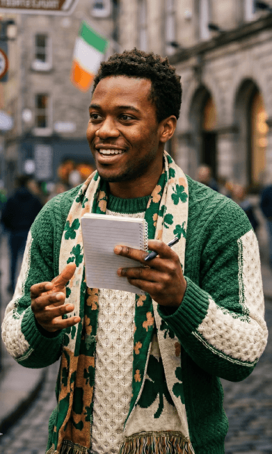 Student in Ireland asking questions